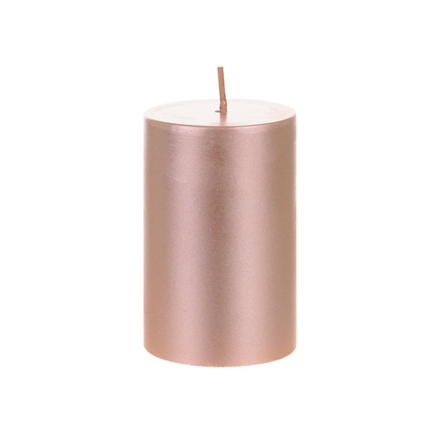 Mega Candles 2 X 3 Unscented Round Pillar Candle Rose Gold