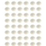 48 pcs 1.5" Unscented Floating Disc Candle in Bulk - Ivory