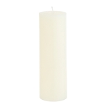 2" x 6" Unscented Round Pillar Candle - Ivory