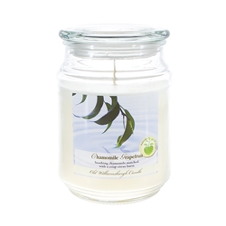 Mega Candles - 18 oz. Country Dreams Scented Jar Candle - Chamomile Grapefruit